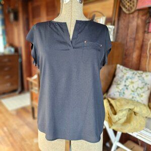 Women's Professional Black Blouse Ivanka Trump